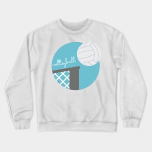 volleyball laptop Crewneck Sweatshirt